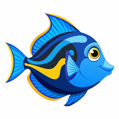 vector illustration of a fish