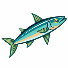 fish on a white background