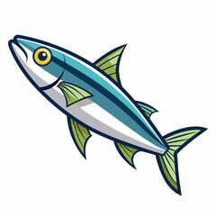 Obraz premium fish on a white background