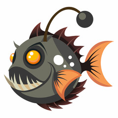 cartoon fish vector illustration