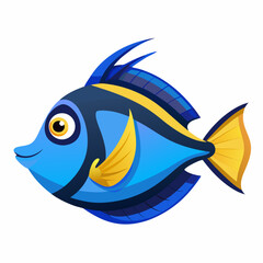 vector illustration of a fish