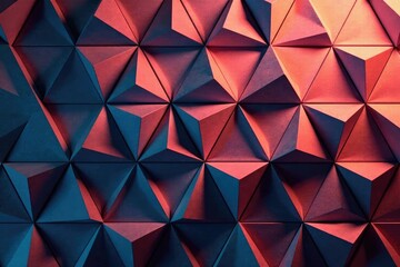 Symmetrical repeating triangles, monochrome palette, angles, wallpaper