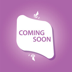 coming soon icon template background illustration vector design.