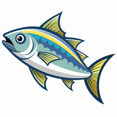 fish on a white background