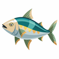 fish on a white background