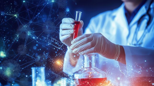 Conducting chemical experiments in a modern laboratory science research innovative techniques focused environment