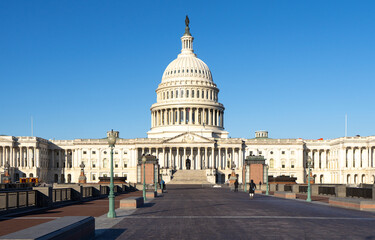 Capitol in Washington, DC. The state capitol buildings in Washington, DC. The Congress in...