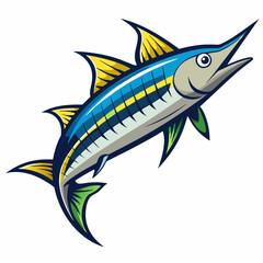 vector illustration of a fish