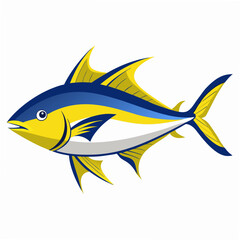 vector illustration of a fish