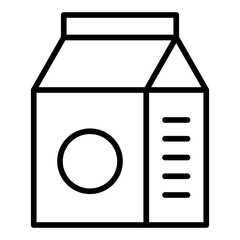 Milk Carton Package Icon