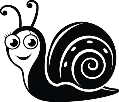 recommend clip art: Cute and Funny cartoon snail vector illustration, cartoon snail line art vector, cartoon snail silhouette vector art
