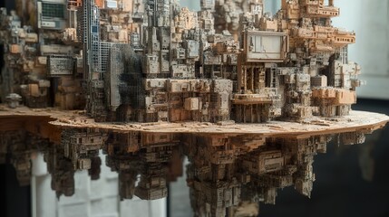 Futuristic Cityscape: A Digital Architectural Marvel