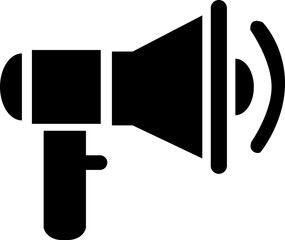 Megaphone Icon with Transparent Background &ndash; Announcement and Marketing Illustration