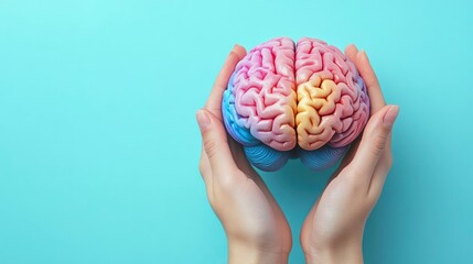 Protecting and Nurturing the Human Brain A Colorful Conceptual Image