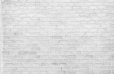 Brick wall white texture with seamless pattern on light background