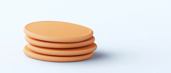 Smooth plant based recipes can be created using these unique round sponges that are perfect for various culinary tasks