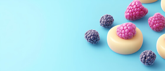 Delight in these plant based recipes featuring creamy desserts topped with fresh berries that create deliciously sweet experience