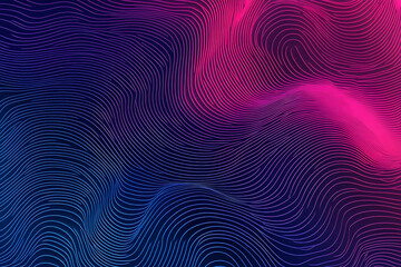 Fototapeta premium Lines create a colorful and abstract wavy background with gradients