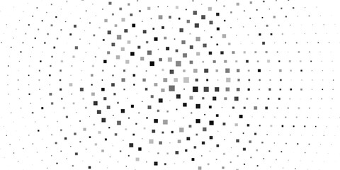 Abstract Halftone Background Polka dot texture pattern on black and white color