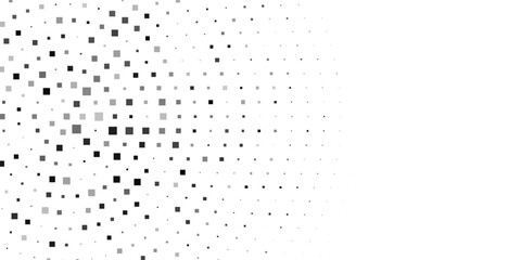 Abstract Halftone Background Polka dot texture pattern on black and white color