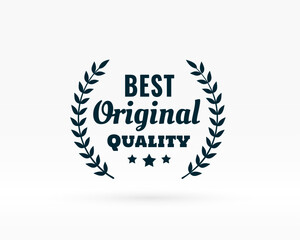 best original quality laurel sign for certified products