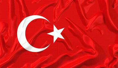 Obraz premium Turkey Flag