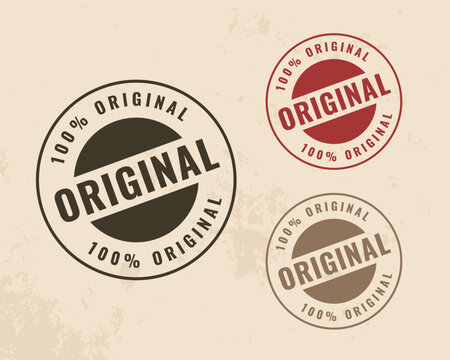 set of round certified original seal design