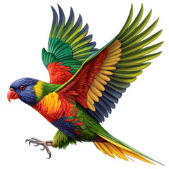 Obraz premium parrot on a branch