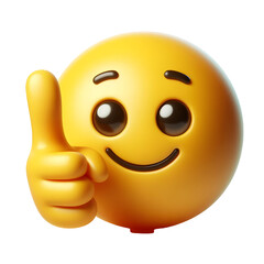 Yellow emoji cute hand showing right pointing gesture isolated. Close up tap gestures icon, symbol, signal and sign. 3d rendering. isolated on white background