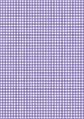 Naklejka premium purple and white checkered gingham pattern on fabric texture background