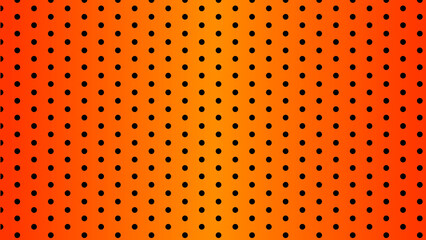 Decorative halloween dot pattern design black