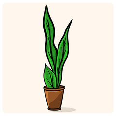 Home Plant Icon Illustrations set includes versatile and chic plant designs