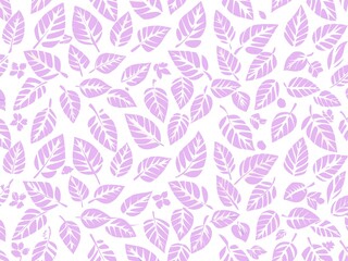 seamless pattern with flowers and leaves, floral pattern for textile design and digital papers, seamless background with leaves