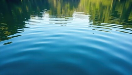 Calm lake surface, ripples forming abstract design, design, water, texture