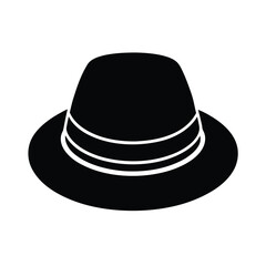 black hat  vector illustration