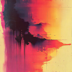 A digital glitch-inspired abstract background with jagged lines and fragmented shapes