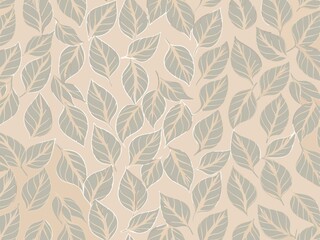 seamless pattern with flowers and leaves, floral pattern for textile design and digital papers, seamless background with leaves