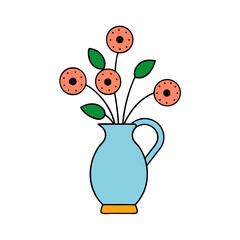 vase with flowers
