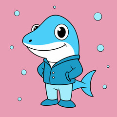funny cartoon fish