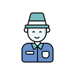 Explorer  icon isolated on a white background. Vector illustration.