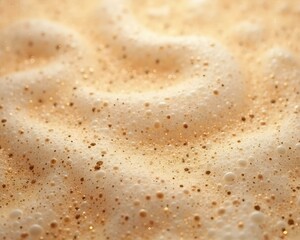 milk foam in coffee Texture background