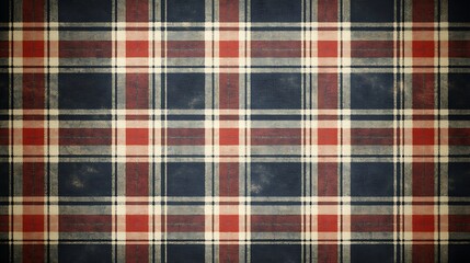 Seamless Tartan Fabric Texture Pattern for Authentic Scottish Design Inspiration