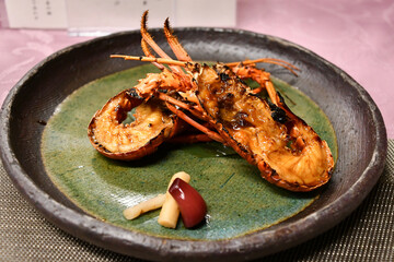伊勢海老の焼き物