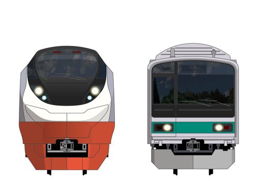 千葉の列車No.8_E657系 / 209系1000番台_Japanese Railroad Cars in "Chiba"