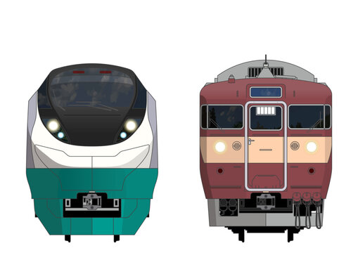 茨城の列車No.1_E657系 / 415系100番台_Japanese Railroad Cars in "Ibaraki"