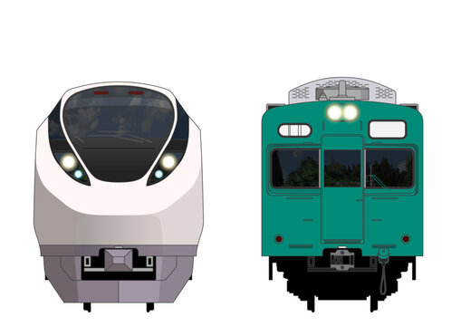 千葉の列車No.2_E657系 / 103系1000番台_Japanese Railroad Cars in "Chiba"