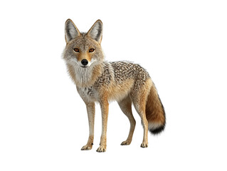 Obraz premium 3D illustration of a jackal isolated on transparent background