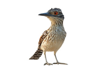3D illustration of a roadrunner isolated on transparent background