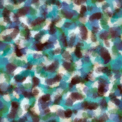 Abstract chaotic blurred spots of wild animal, leopard, jaguar fluffy skin Exotic tropical pattern Camouflage