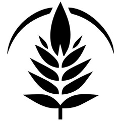 Abstract artistic leaf for modern summer design ideas